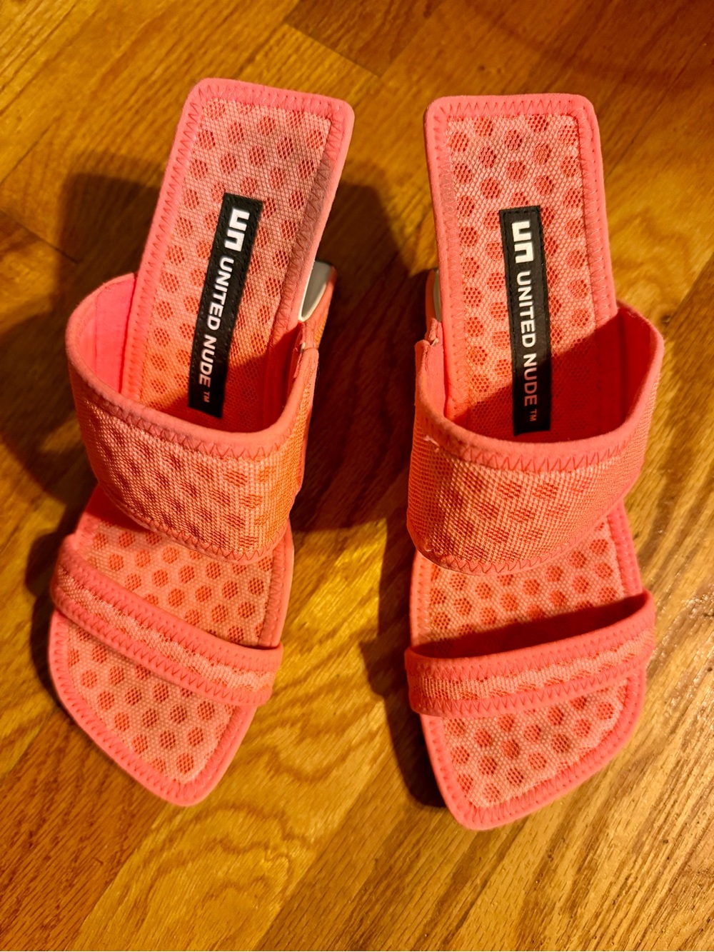United Nude Coral Mesh Double-Strap Slide Mules